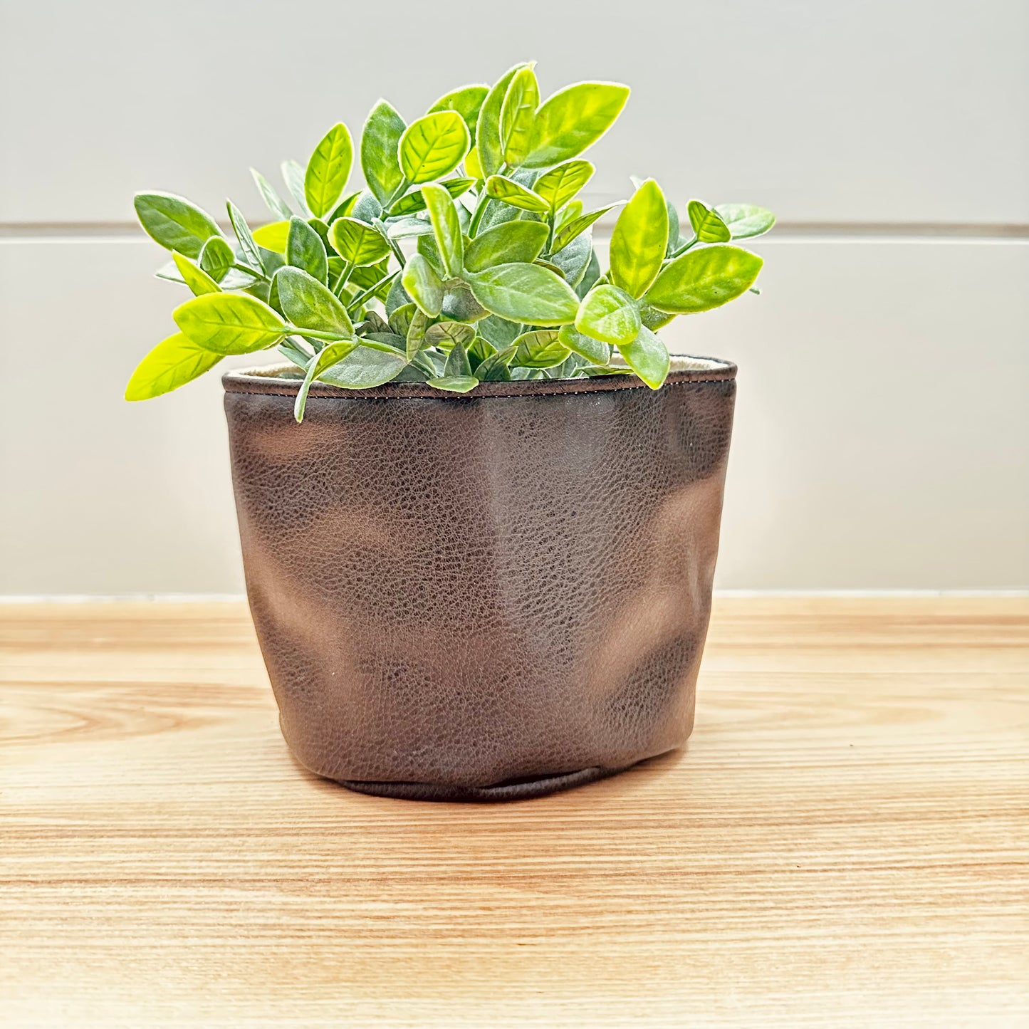 4" Dark Chocolate Plant Pot Cover