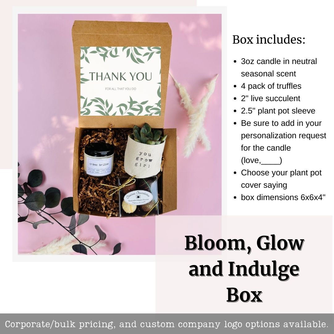 Bloom, glow and indulge