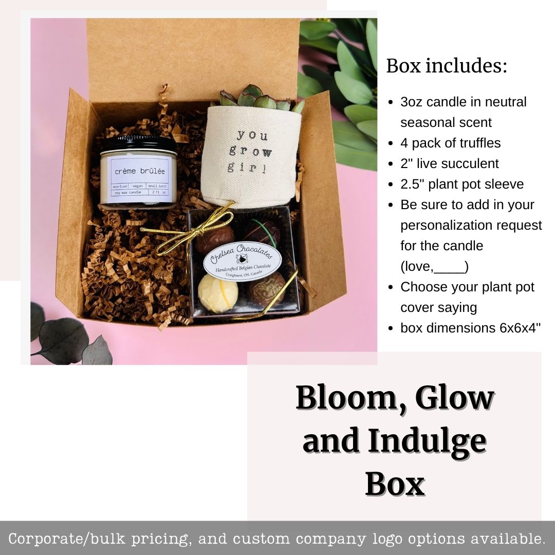 Bloom, glow and indulge