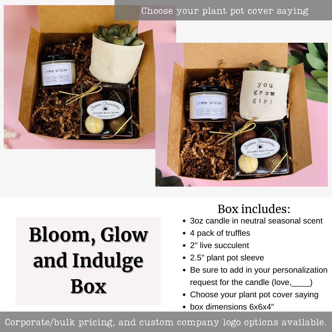 Bloom, glow and indulge