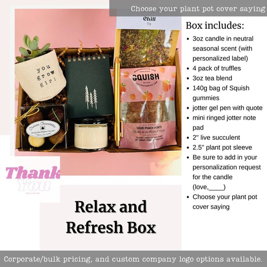 Relax and Refresh Box