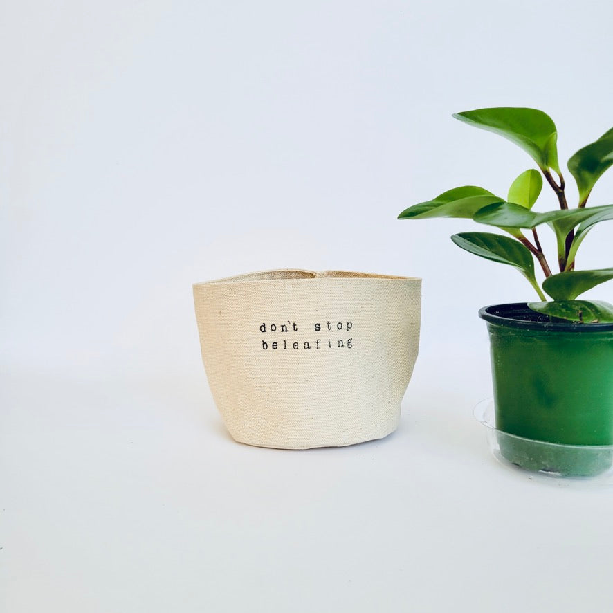 Don't Stop Be Leafing Planter