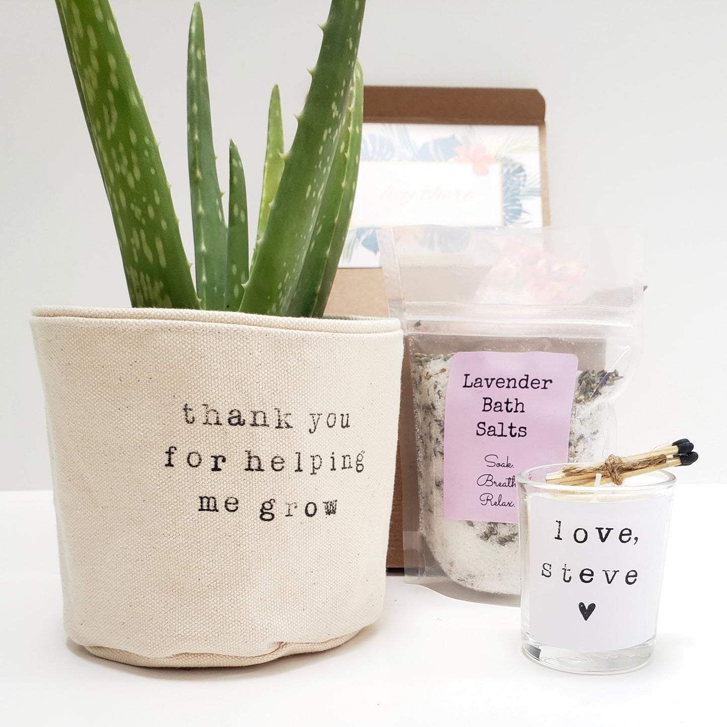 Thank You For Helping Me Grow Gift Box