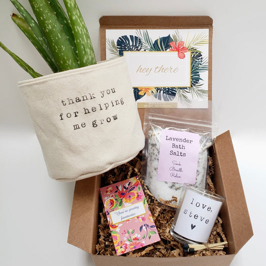 Thank You For Helping Me Grow Gift Box