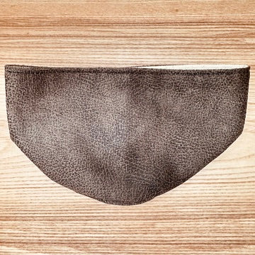 4" Mocha Suede Plant Pot Cover