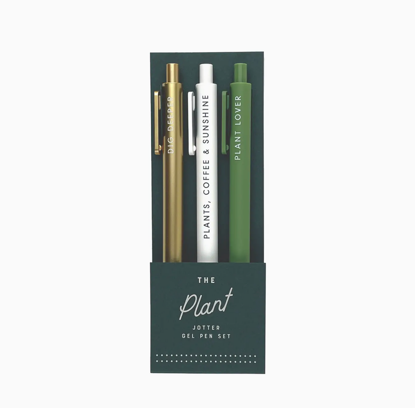 Plant Jotter Gel Pen: Set of 3 from Ruff House