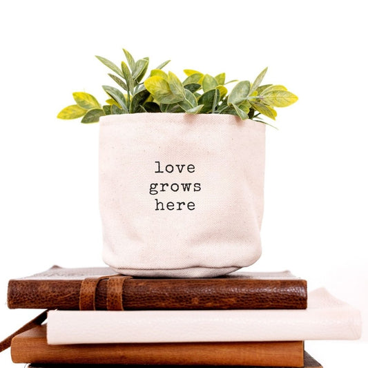 Love Grows Here Planter