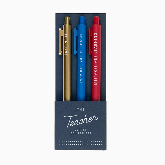 Teacher Jotter Gel Pen: Set of 3 from Ruff House