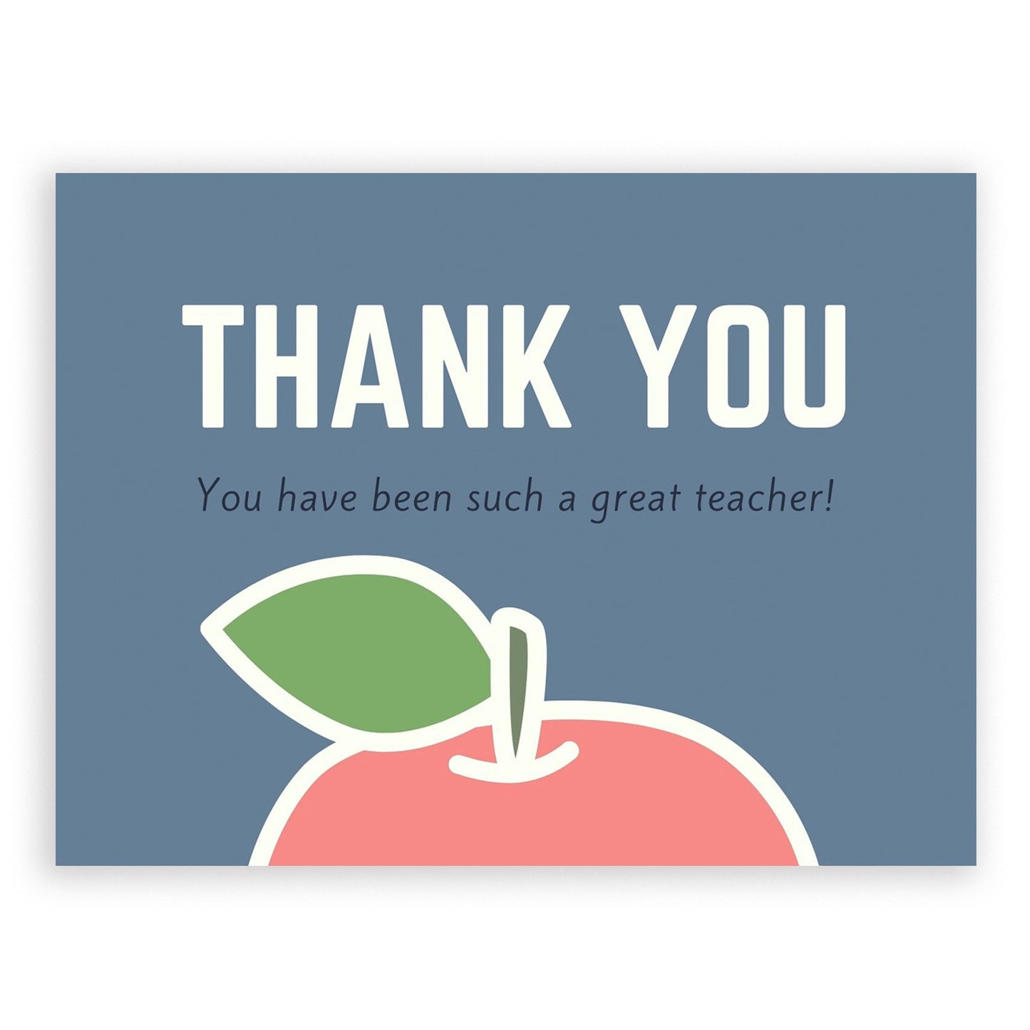 Teacher Thank You Card