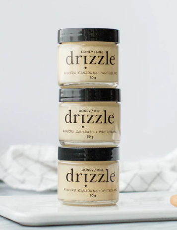 Drizzle White Raw Honey mini Jar (80g)