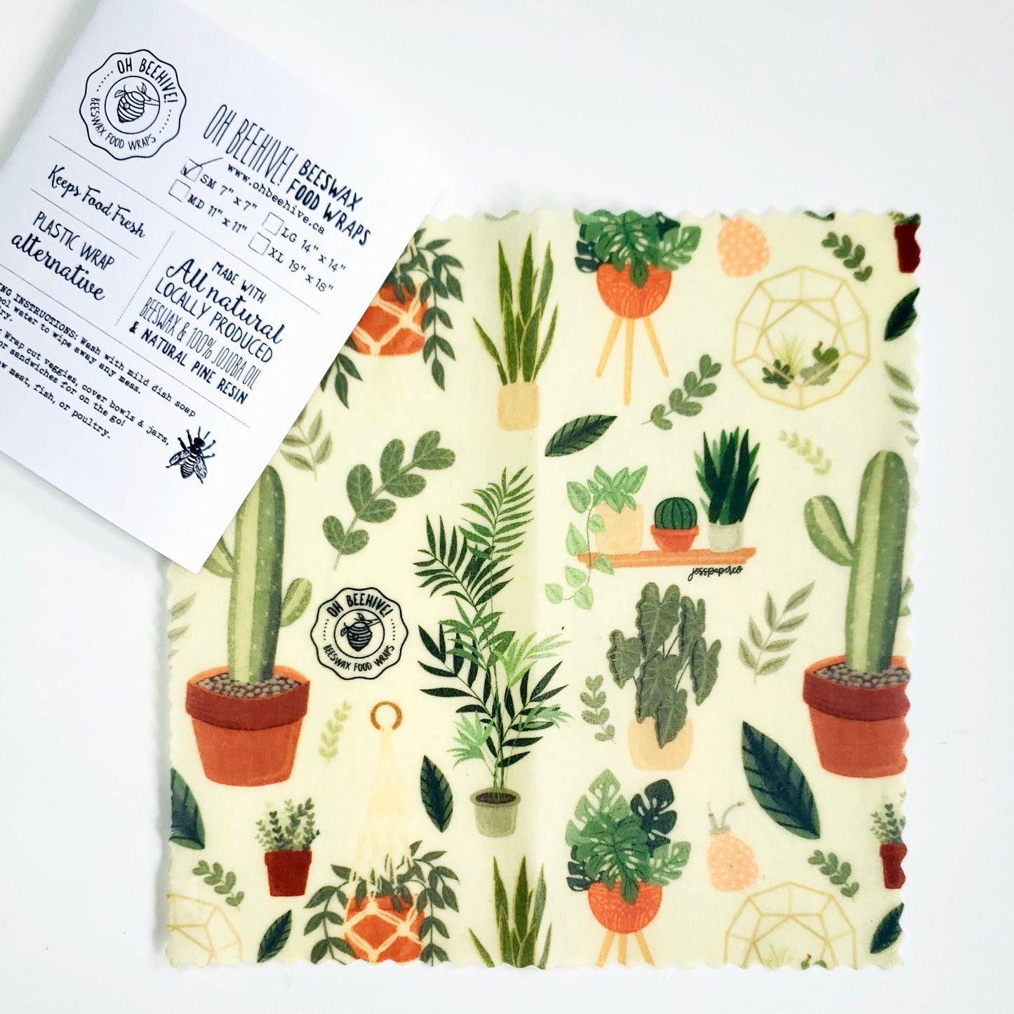 Oh Beehive Beeswax Wrap - Size Small
